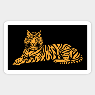 Relaxing Tiger Sticker